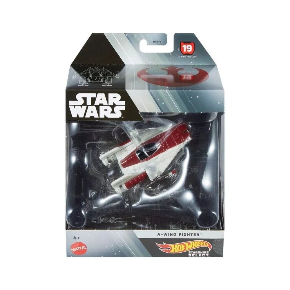Hot Wheels Star Wars Starships Select A-Wing Fighter #19